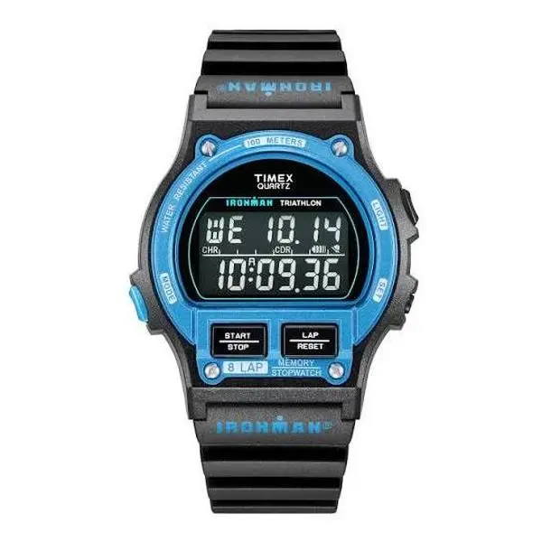 Timex Ironman Classic 8-Lap Black Digital Mens Watch TW5M54400