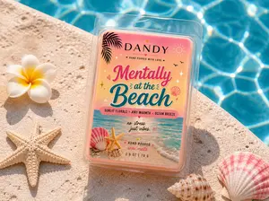 Mentally at the Beach Wax Melts – Summer Scent, Beach Vibes, Home Fragrance, Gift Idea