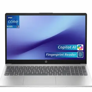 HP Flagship 15 Laptop Computer, 15.6" FHD IPS Anti-Glare Display, Intel 8-Core i3-N305/i3-1315u, 8GB RAM|256GB SSD, WiFi 6, AI Copilot, Windows 11 pro