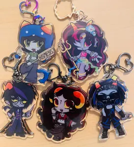 Homestuck Troll Keychains | Acrylic Keychain