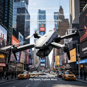 2026 Foldable Aerial Drone M8 Pro with 4K UHD EIS Anti-Shake Camera, GPS Precise Positioning System, 5G WiFi FPV Real-time Transmission,   Intelligent Obstacle Avoidance, Auto Return, 360° Stunt Roll, 2 Batteries for Adults Beginners Aerial Photography