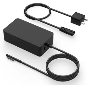 Surface Pro Laptop Charger 65W Compatible with  Surface Charger, Surface Pro 10,9,8,7+,7,6,5,4,3,X, Windows Surface Laptop 6,5,4,3,2,1,Surface Book Go Tablet,Support 44W,36W,8FT Cord