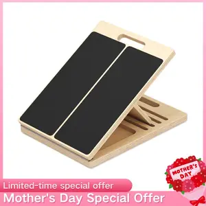 Heavy Duty Adjustable Wooden Slant Board Home Fitness Calf Ankle Heel Stretch Trainer for Squats Leg Flexibility Equipment