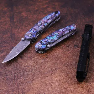 Multi-functional camping knife, comfortable non-slip handle, high hardness sharp blade, the perfect gift for men!