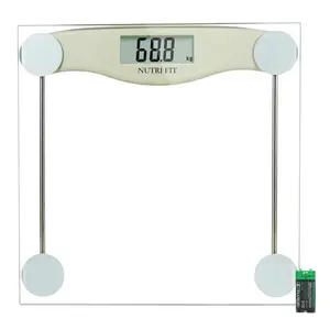 Bathroom Scale for Body Weight, Digital Weighing Scale Accurate Electric Weight Loss Watcher Scale, 330 lb Capacity, Step on Technology with AAA Batteries, Birthday Gifts