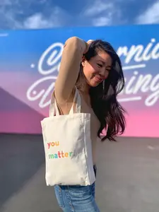 Mini Canvas “you matter.” Tote Bag