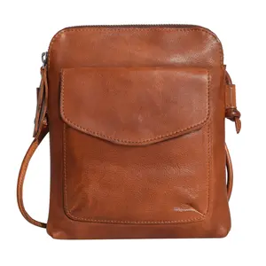 Ezra Leather Crossbody Bag
