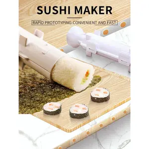 Quick Sushi Maker Roller Rice Mold Vegetable Meat Rolling Gadgets DIY Sushi Device Making Machine Kitchen Ware
