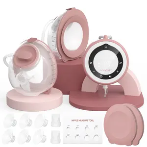 Momcozy V1 Pro &V2 Pro Wearable Breast Pump, Hospital-Grade Pocket Primary Pump, Hands-Free Portable Pump with Lightweight Visible Cups for Real Milk Removal