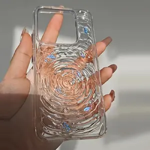 3D Koi Pattern Phone Case, Phone Protective Cover, Phone Accessory Compatible with iPhone 11 12 13 14 15 Pro Max, Casing, Protector