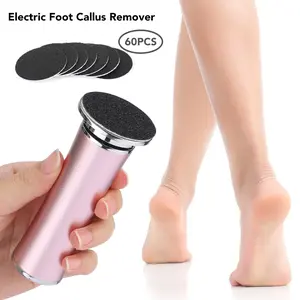 Electric Foot Callus Remover Foot Care File Heels Remove Dead Skin Pedicure Tool Set Feet Care Foot Grinder With Replacement Sandpaper