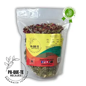 Nicomex - Sahumerio Relajante - Relaxing incense - Incense herbs - PAQUETE RELAJES - 100% Natural - 3 oz.