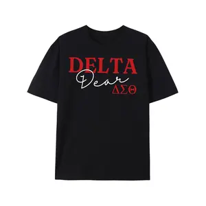 Comfortable Soft Classic Design Delta Sigma Theta Sorority Greek TShirt 1913 for Sisters