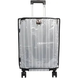 PVC Suitcase Cover Protector,20/22/24/26/28/30 Inch Suitcase Baggage Covers,Transparent Luggage Cover for Wheeled Suitcases (28‘’)
