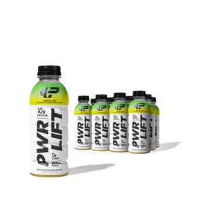 PWR LIFT Protein-Infused Water | Lemon Lime | 12 Pack