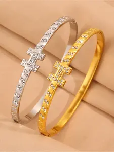 1 new high-quality stainless steel hydraulic diamond set H bracelet, versatile and high-end bracelet, unique design, suitable for daily wear or vacation