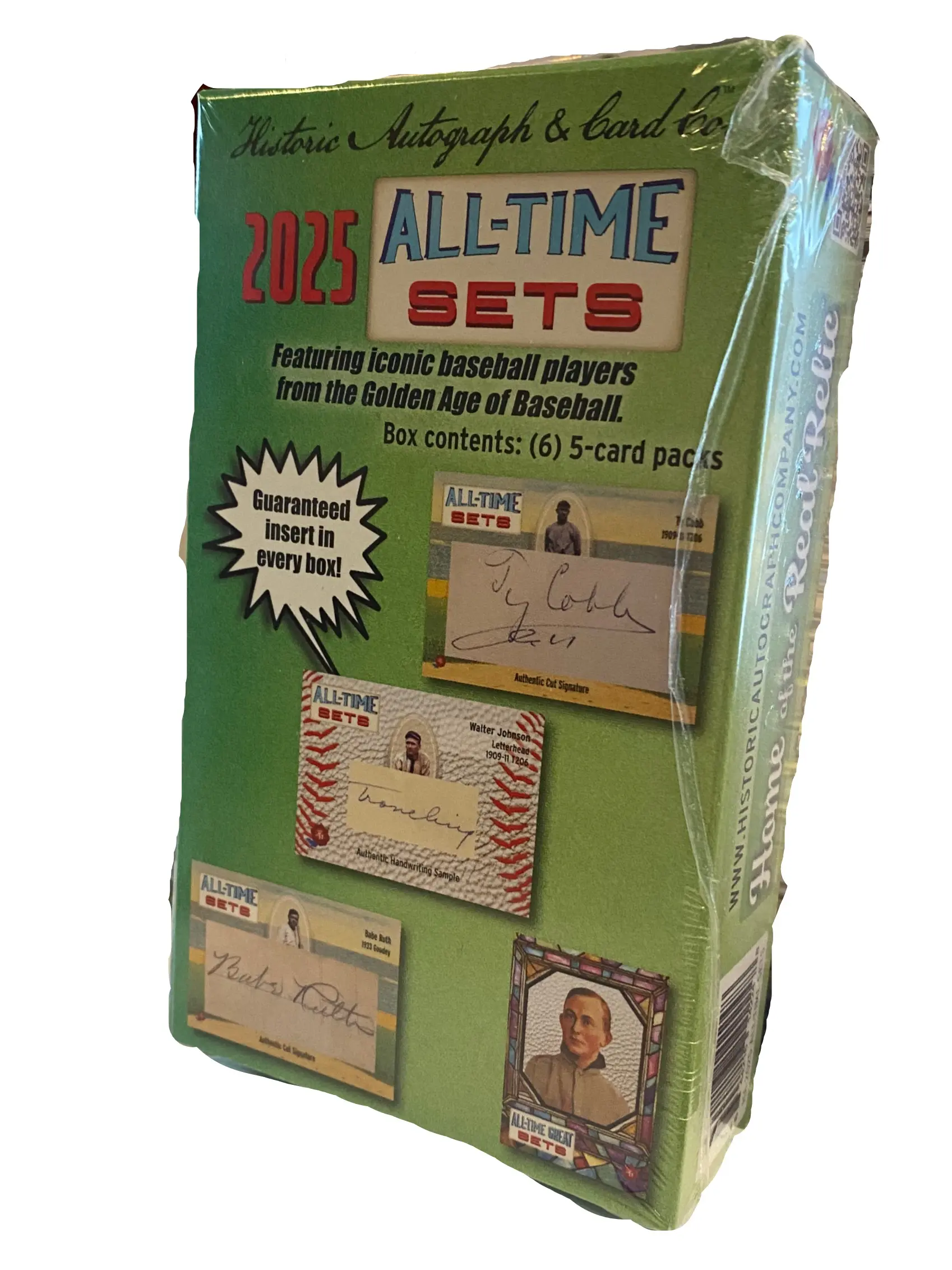 2025 All-Time Sets Baseball Half Case Break - Historic Autograph Company Sports Trading Card