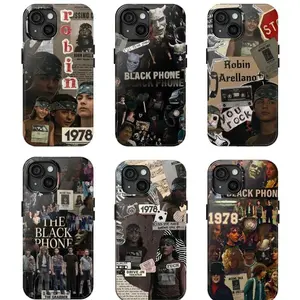 Robin Black Phone 2 Design Custom Rubber Polycarbonate Casing - Shockproof, Heavy-Duty Drop Protection, Premium Resistance, Durable Stylish Protective Cover Accessory for iPhone 11 12 13 14 15 16 17 Pro Max Plus (For Fans)