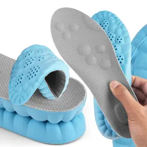 4D Cloud Insoles for Women Men, Soft Memory Foam Steppers Insoles Cushioning Soles with Arch Support for Anti Fatigue and Foot Pain Relief