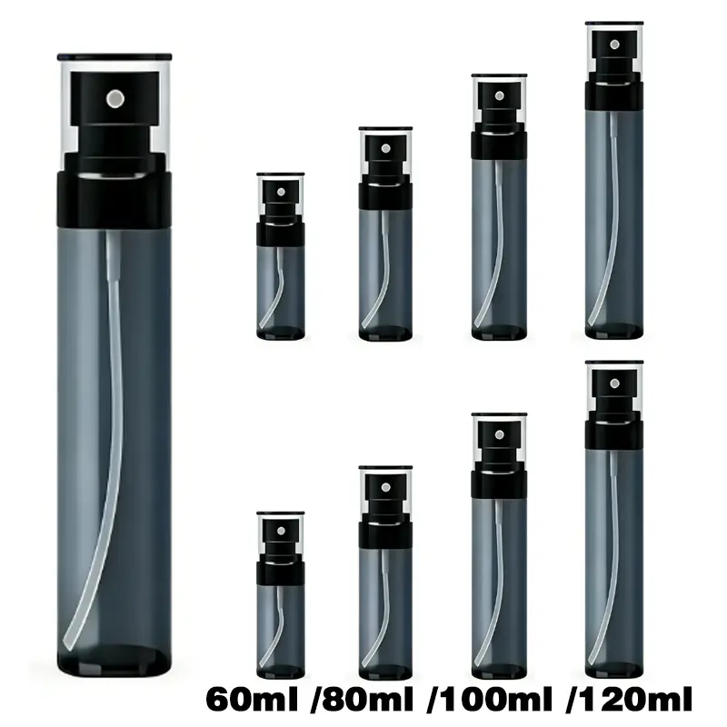 1 Pack Spray Bottles,(60ml,80ml,100ml,120ml),Skincare Mist,Face Mist,Refillable Cosmetic Containers,Leak-proof,Aesthetic Spray Bottles,Black Nano Mist Spray Bottle, where can i buy this product tiktok shop ,Beauty Organizer, Compact, Makeup