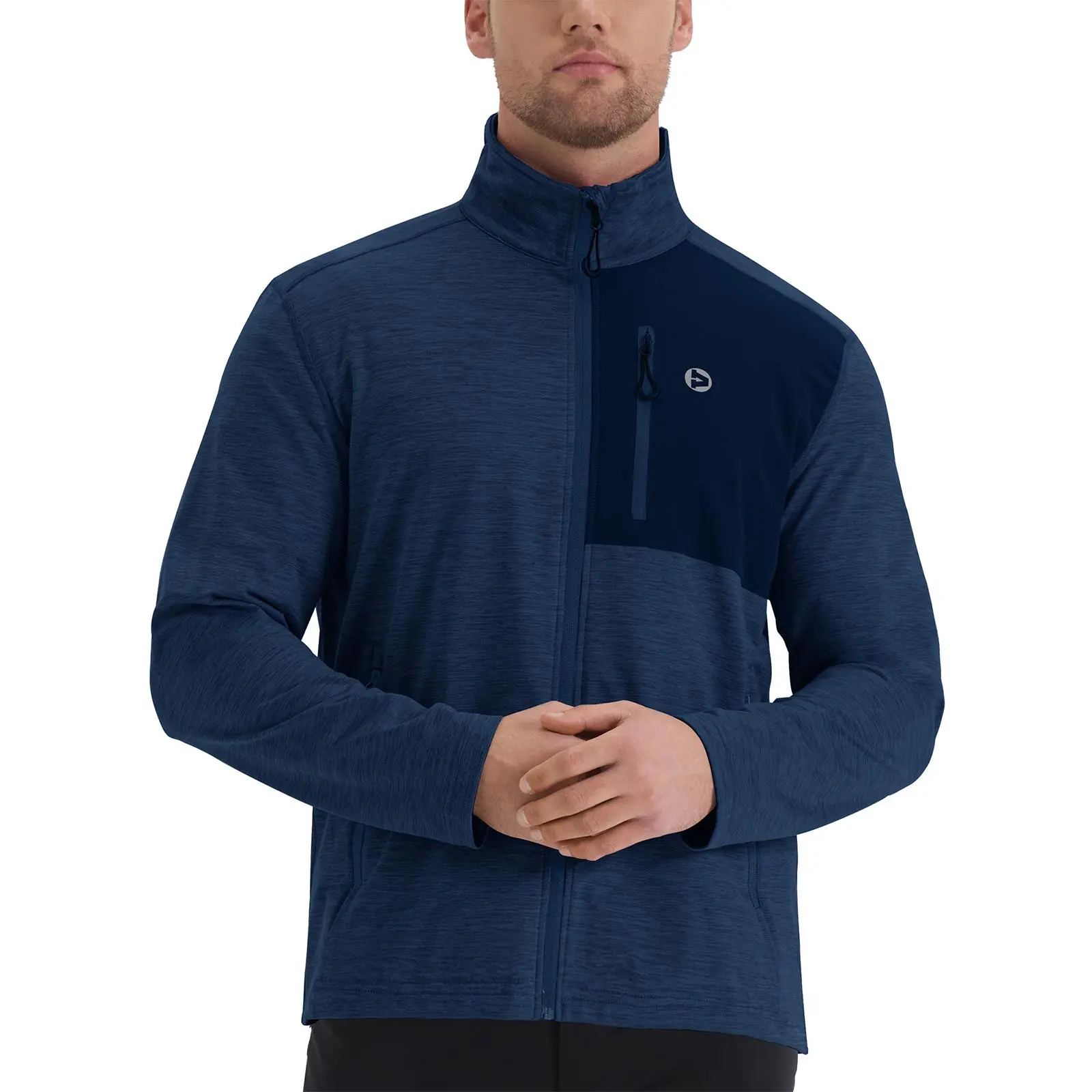 Outdoor Ventures Men's Track Jackets Lightweight Athletic Jackets Full Zip Casual Coat Workout Running Jacket for Cycling