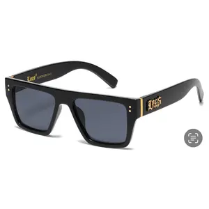 Locs New 2025 Black Frame with Gold or Silver Logo, Dark Lenses, Stylish Design