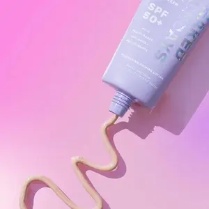 Naked Sundays SPF 50 Daily Facial Moisturizer, All-in-one Mineral Sunscreen, Face Lotion, Makeup Primer with Broad Spectrum UVA/UVB + Zinc Oxide, 50ml