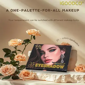 IGOODCO 35 Color Eye Shadow Palette Makeup Special Multi-Color Stage Cosmetic Gift for Valentine's Day & Birthday Ig3139-1Pcs Eyeshadow