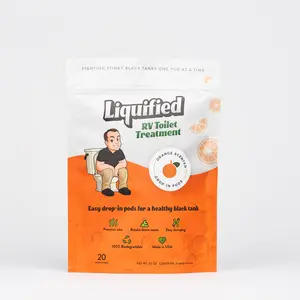 Liquified RV Toilet Treatment Pods – Orange Scent