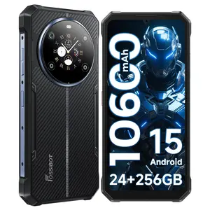 FOSSiBOT F109S 4G/5G Rugged Gaming Phone Unlocked 6.74”HD+1.32" Dual Screen 10600mAh Battery 24GB+256GB/2TB Android 15 Smartphone with 50MP Rear Camera Waterproof Phone,/NFC/Fingerprint Cell Phones (NOT compatible with AT&T,Cricket,Verizon,Sprint etc)