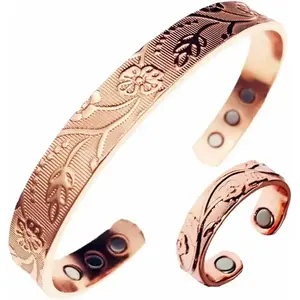 Pure Copper Magnetic Ring & Bracelet Adjustable Size for Women