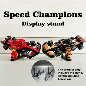 F1 Speed Champion Series Racing Stand, Display Base for Collectibles, Ideal for Lego and Car Enthusiasts, Perfect Gift for Fans
