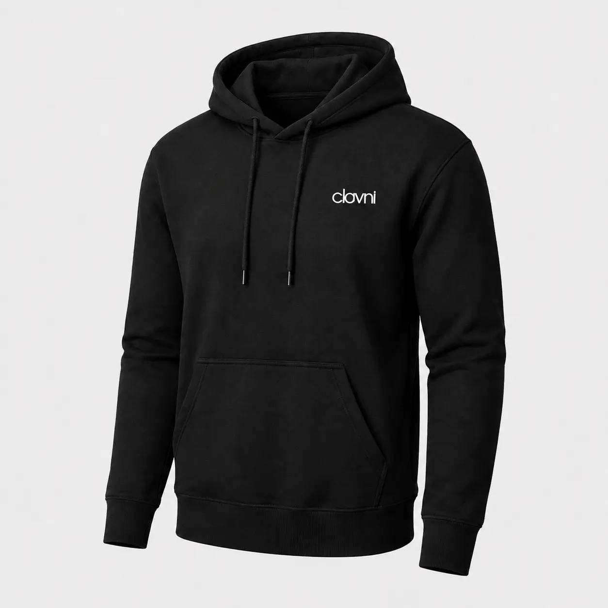 Men's Cotton Blend Hoodie Sweatshirt - Long Sleeve, Pullover, Regular Fit, Soft, Breathable, Durable, Pocketed, Plain, Machine Washable, Everyday Comfort for Casual Outdoor Urban Wear (Black, Beige), Street