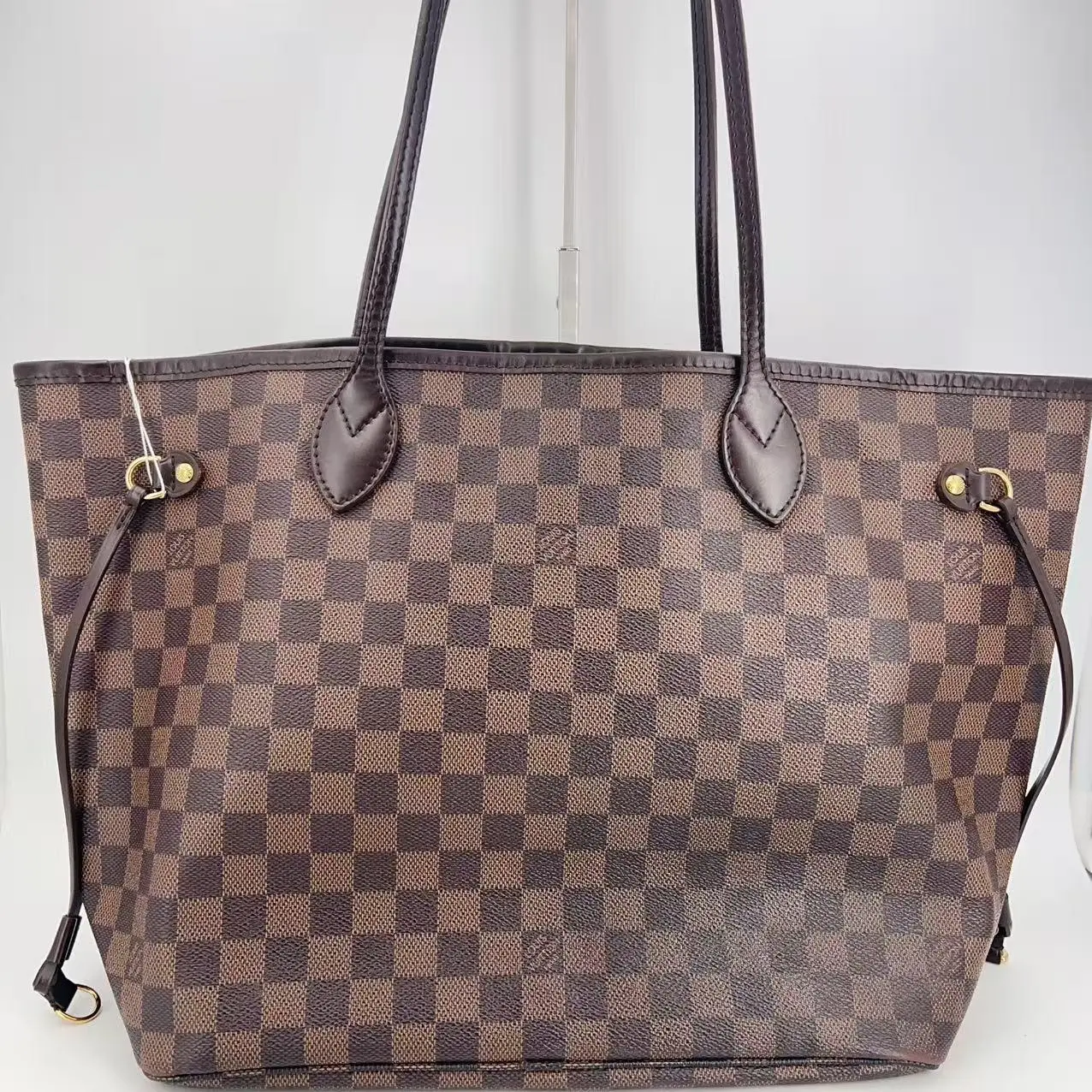 Pre-owned Louis Vuitton Canvas Tote Bags Damier Neverfull GM Totebag