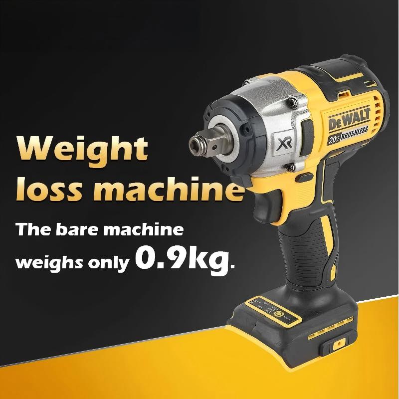 DEWALT DCF880 1/2" 20V MAX Brushless Cordless Impact Wrench 205Nm High Torque 3250RPM Professional Tool for Automotive Maintenance