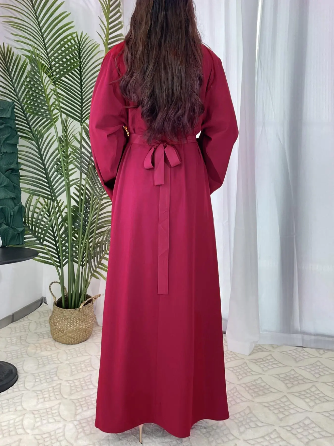 Women's Loose Fit Long Sleeve, Elegant Casual Muslim Clothing, Islamic  Clothes, Muslim Outfits, Versatile Middle East Style, Long Sleeve Dresses,  All Season Wear - TikTok Shop
