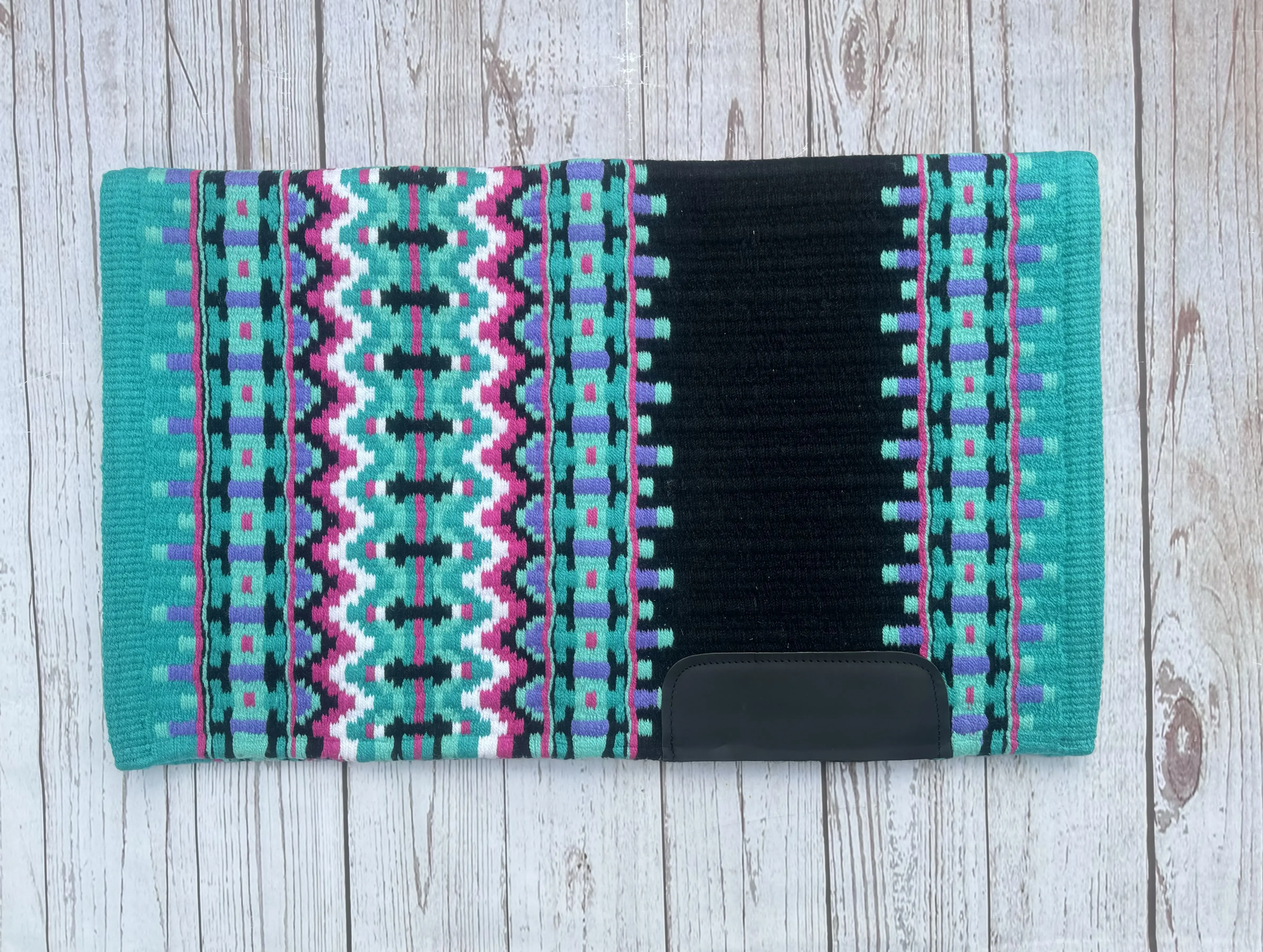 Saddle Pad Show Pad 34" x 42" -Teal, Bubble Gum, Grape Juice