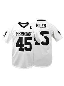 【Plus Size】Boobie Miles Black Football Jerseys for Men, 45 Permian High School Football Jersey Friday Night Lights Shirt Stitched Jersey Top