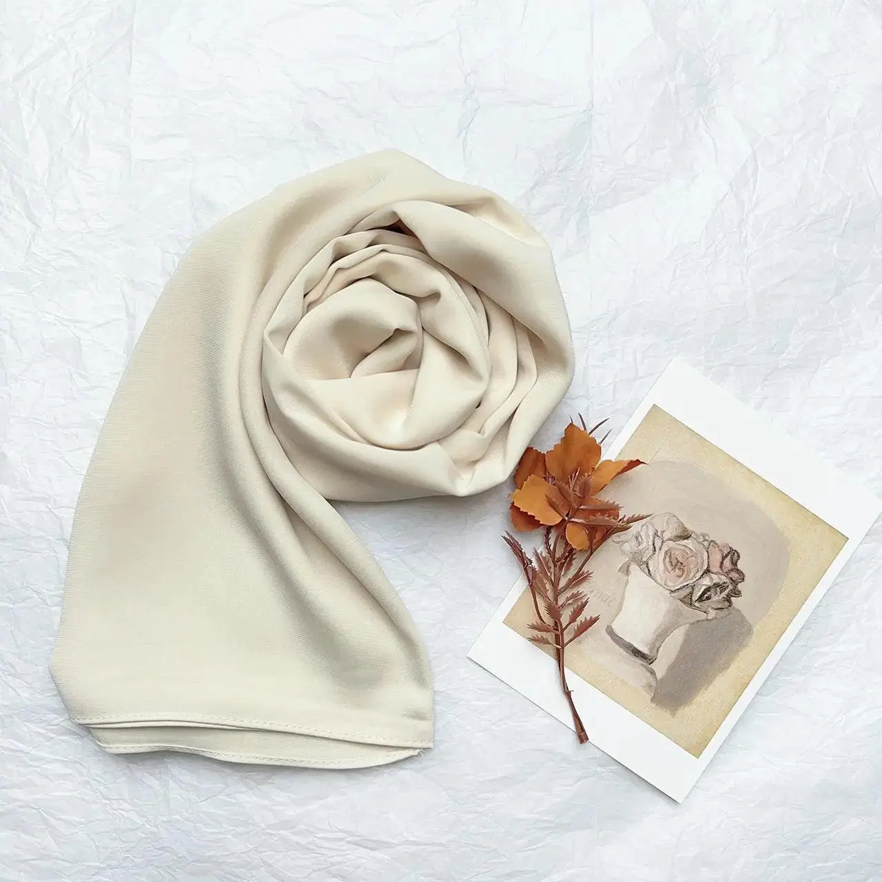 Modest Square Hijab MH005 - Lightweight, Breathable Chiffon Hijab, 1-Piece Design for Everyday Wear or Special Occasions, Multiple Colors, Modest Square Hijabs