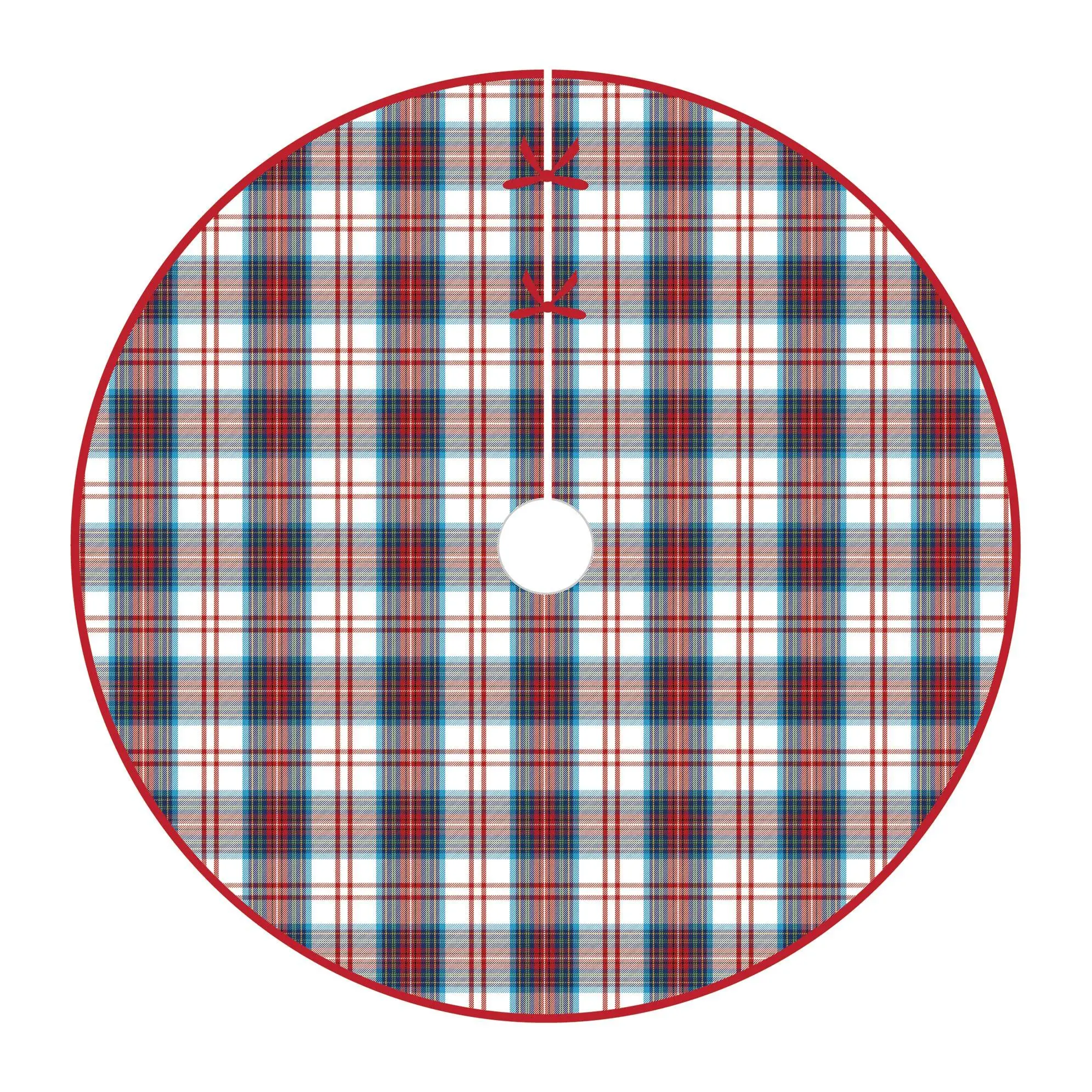 54" Morris Plaid Tree Skirt by Valerie