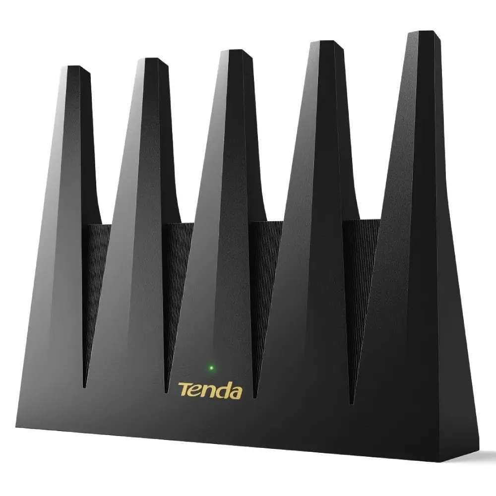 Tenda BE12Pro BE7200 WiFi 7 Smart External Router - Dual-Band High-Speed WiFi, 2×2.5G Ports, Quad-Core CPU, MLO, VPN, Private IoT Network, OpenWRT Support, 1376 Mbps 2.4GHz, Lower Latency, iOS & Android App Control, Parental Control, Ideal for Home Use