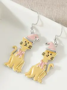 Adorable Cat Earrings, Bohemian Animal Earrings, Cute Handmade Accessories for Animal Lovers Gifts
