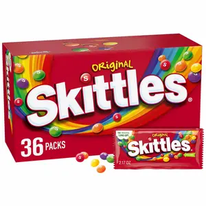 Skittles Original Fruity Chewy Candy, Full Size, 2.17 oz., 12, 24, 36 pk.
