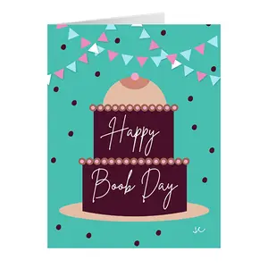 Happy Boob Day Greeting Card