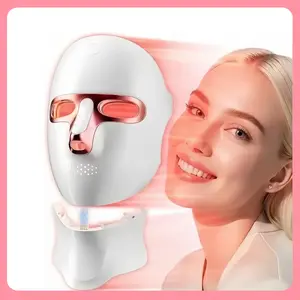 7-Color LED Photon Facial Mask - Facial Beauty Instrument, Lightweight At-Home Skincare Tool for Firming, Radiant Skin & Soothing Complexion, Thoughtful Gift for Mother’s Day, Graduation, Valentine’s Day