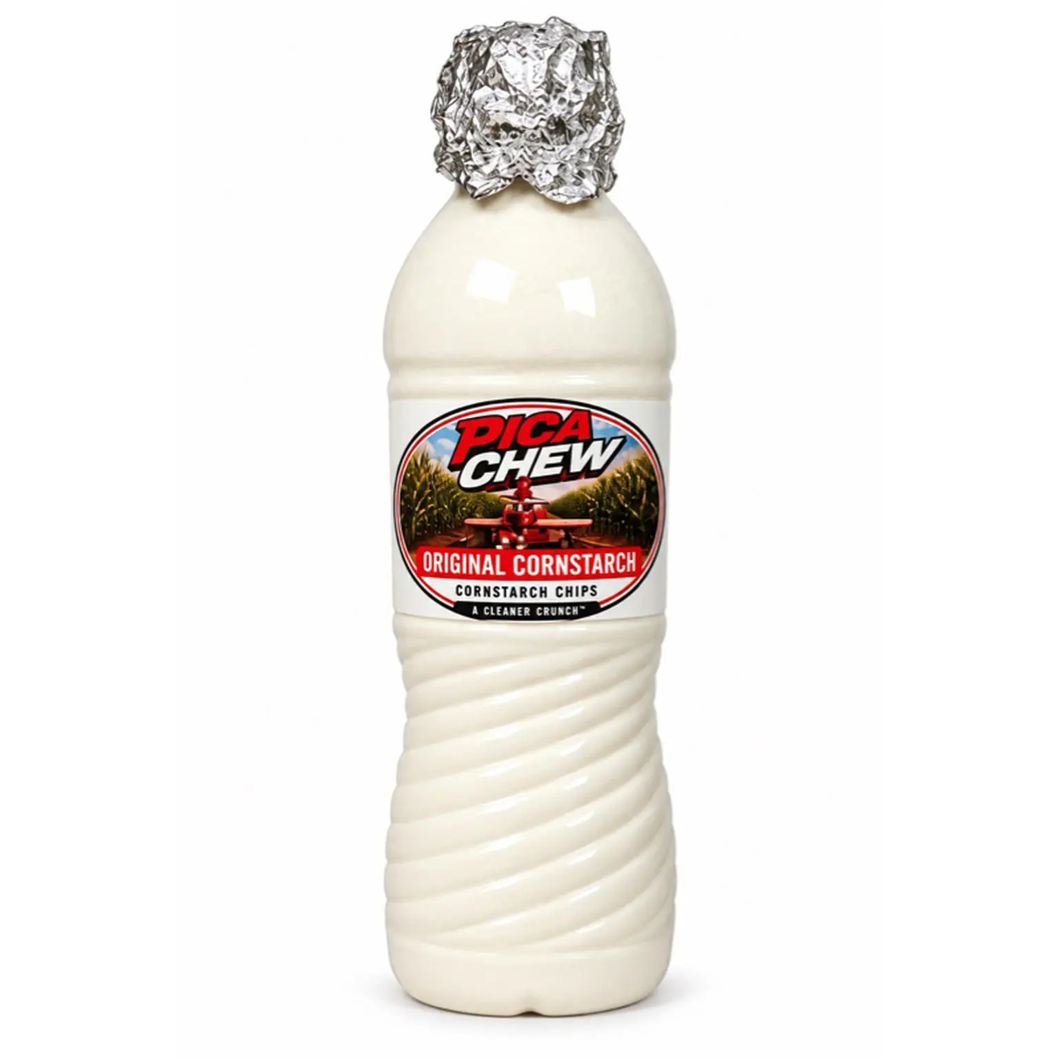 Pica Chew 16oz Original Cornstarch Chips Bottle for Amsr Purposes Slightly Toasty or Pure