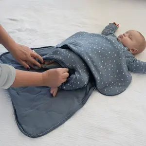 günamüna Baby Bamboo Rayon Long Sleeve Sleep Bag DIAPER-ZiP 1.0 TOG