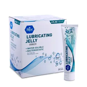 MED PRIDE Sterile Surgical Lubricant Jelly Tube, 4 Fl Oz, Water-Soluble, Bacteriostatic, Latex Free, Medical Lubricating Jelly, Box of 12