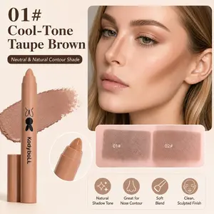 Contour Stick Dual-Use Nose Shadow, Natural 3D Effect, Long-Lasting Makeup, Affordable Contour Brush, Portable Korean Style