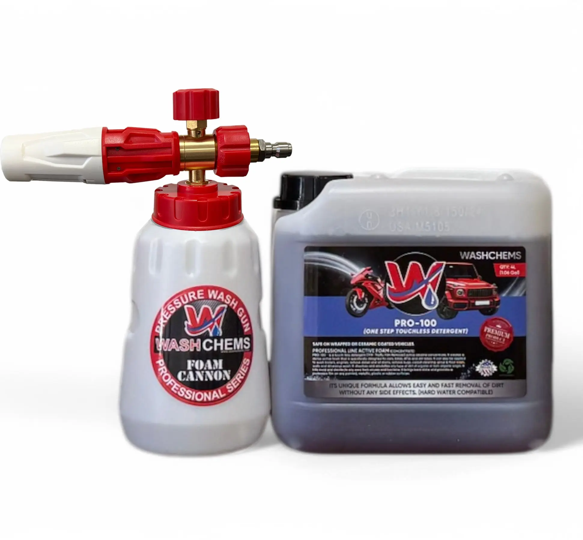 Foam Cannon & PRO-100 (1Gal) Touchless Soap Combo